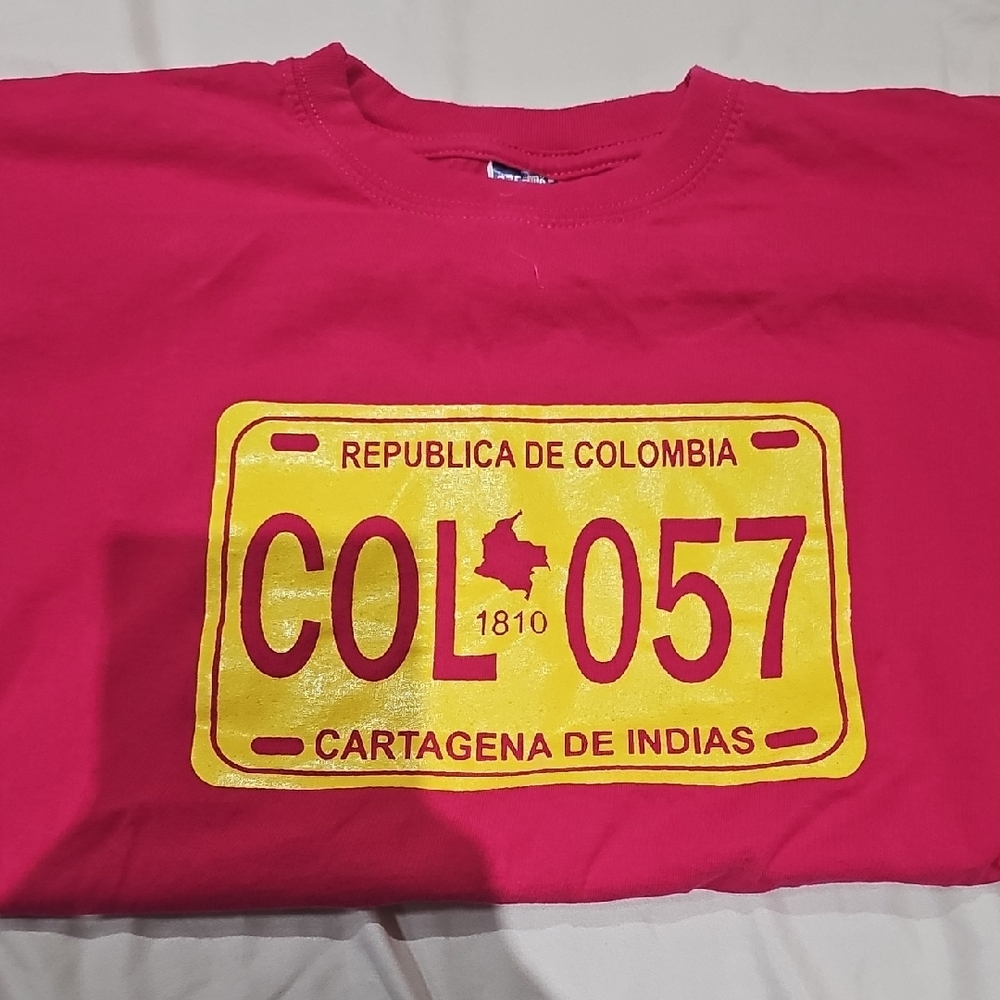Colombia License Plate Graphic Tee